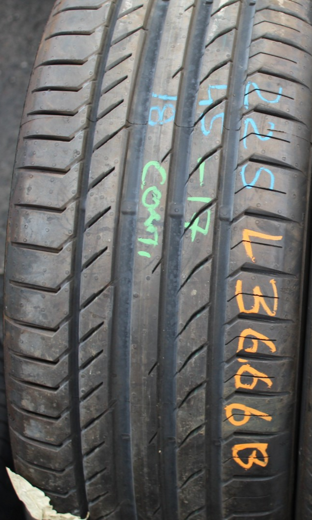 New 225 45 18 Continental, CSC 5, XL, C-Seal, 95W x1 Tyre (F1_tyres) L3666