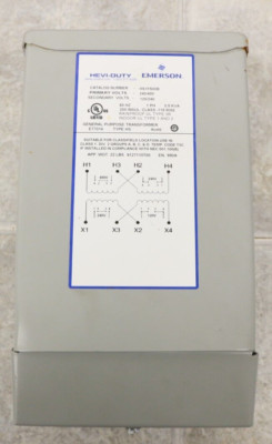 EMERSON HS1F500B Heavy Duty GP Transformer (NEW OPEN BOX)