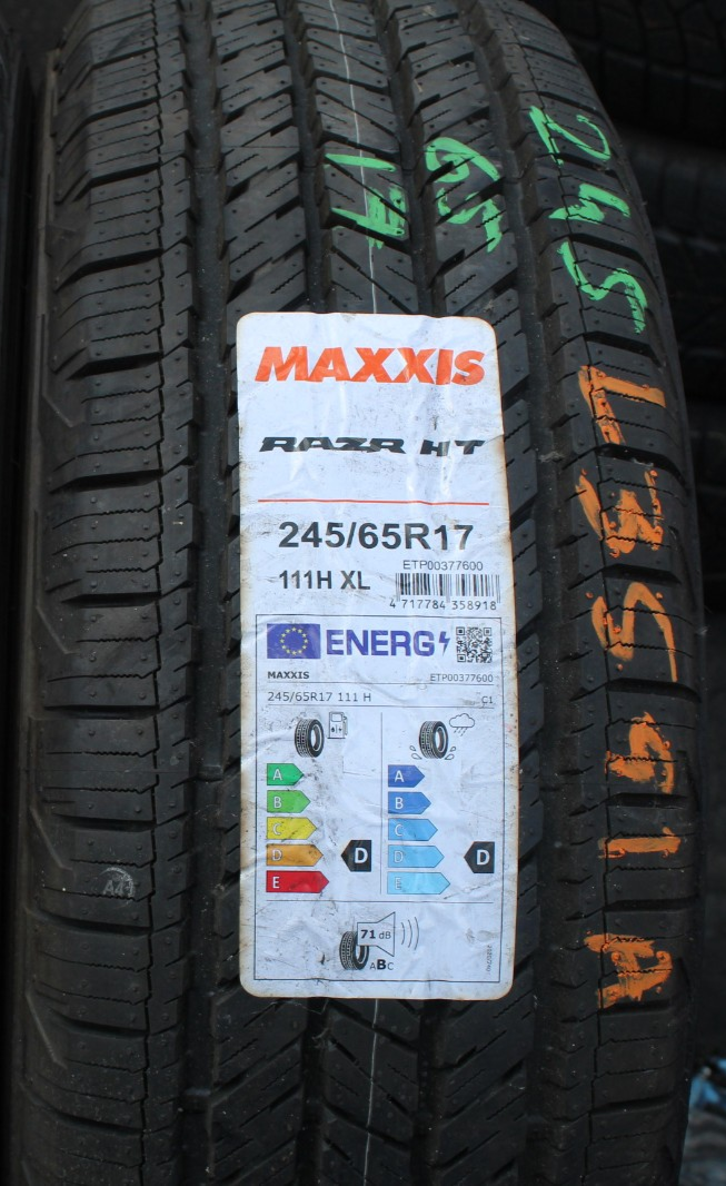 New 245 65 17 Maxxis, RAZR HT, M+S, Reinforced, 111H, x1 Tyre (F1_tyres) L3591