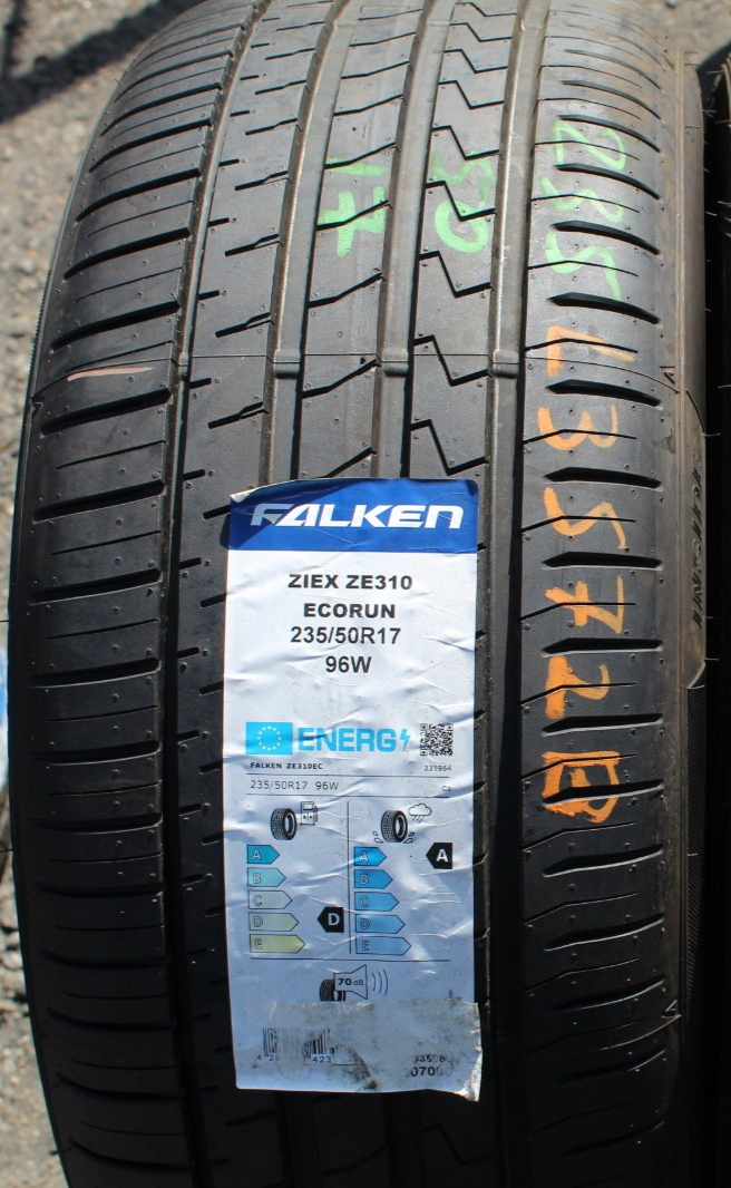 New 235 50 17 Falken, Ziex ZE310 EcoRun, 96W, x1 Tyre (F1_tyres) L3572