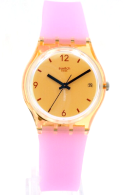 Pink swatch shop watch