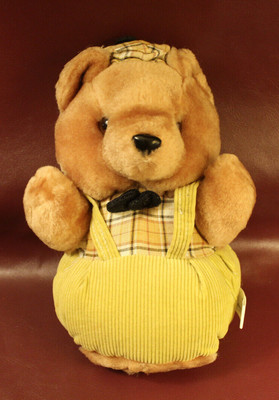 M.S. Toy Plush Bear Mountain Service Bristol VA Plaid 9'' New Open Box