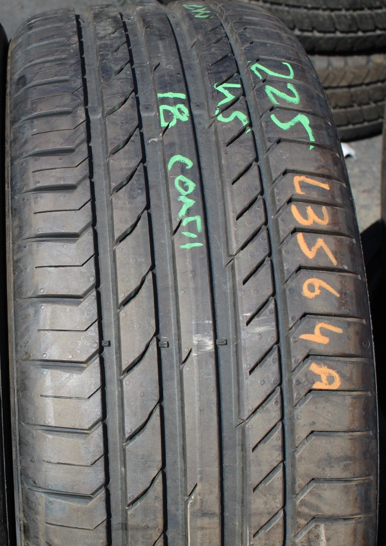 New 225 45 18 Continental, CSC 5, XL, C-Seal, 95W, x1 Tyre (F1_tyres) L3564