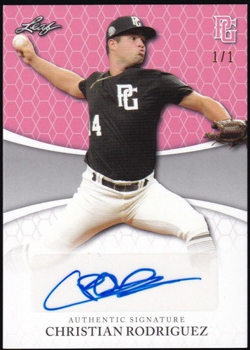 2022 Leaf Perfect Game National Showcase - Christian Rodriguez #BA-CR2