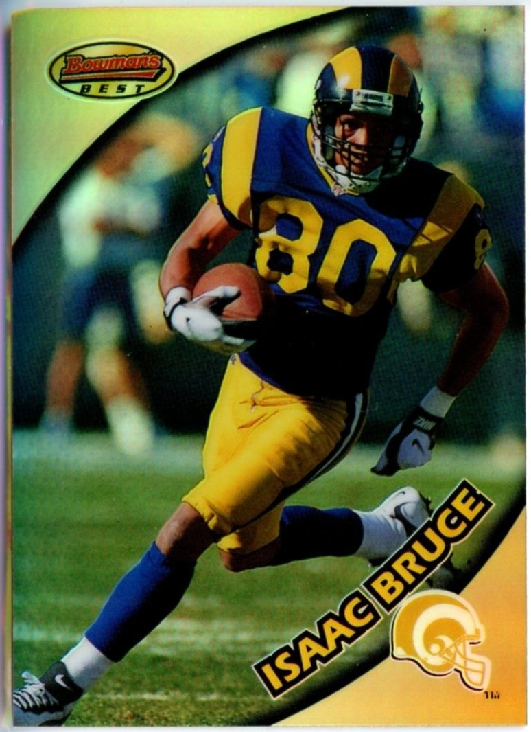 1997 Bowman's Best Refractor Isaac Bruce *ST. LOUIS RAMS* | eBay 1997 Bowman's Best Refractor Isaac Bruce *ST. LOUIS RAMS* | eBay