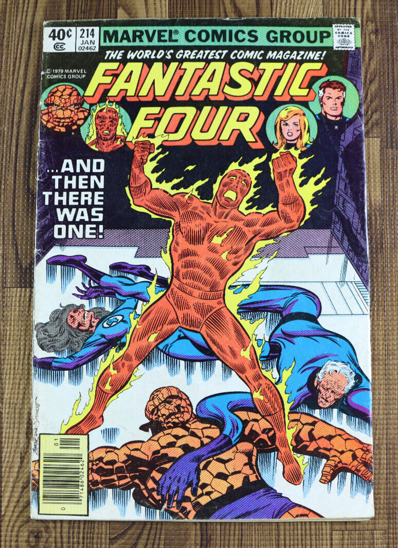 COMICS NEWS vol.4 、14 1979 Marvel Comic Fantastic Four #214 NEWSSTAND VG+/FN | eBay