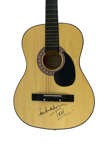 IAN ANDERSON SIGNED AUTOGRAPH FULL SIZE ACOUSTIC GUITAR