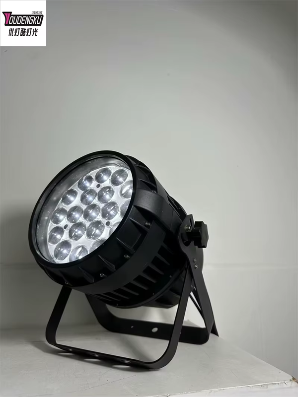 6 pieces zoom RGBAW IP65 18x 18W 6-in-1 RGBAW UV LED outdoor cast Aluminum Par C