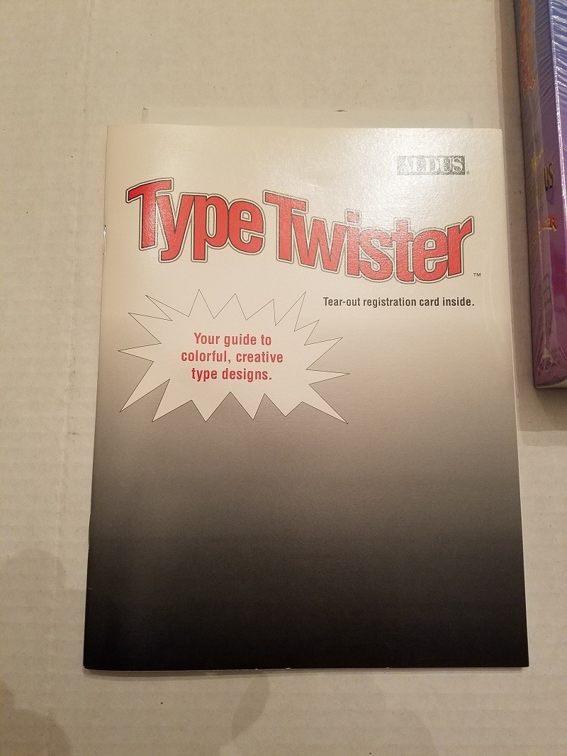 Type Twister Enhancer Retro Home Computer Software PC Floppy Disk