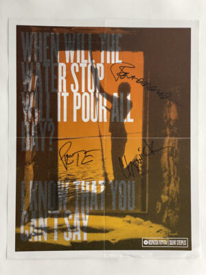 DISPATCH FULL BAND SIGNED AUTOGRAPH 16X20 CONCERT TOUR POSTER - SILENT STEEPLES