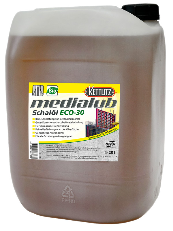 Kettlitz-Medialub SchalÃ¶L Eco-30- 20 Liter Kanister