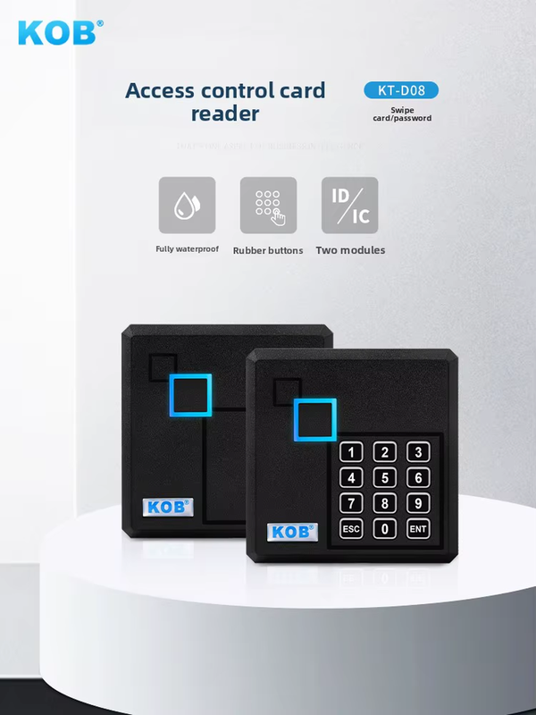 access control reader IDIC card reader WG26 waterproof adhesive WG34