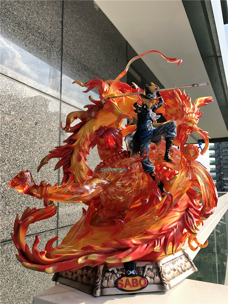 One Piece Sabo Statue Resin Model Fire Dragon Ace Boom Studio In Stock Sculpture | eBay
