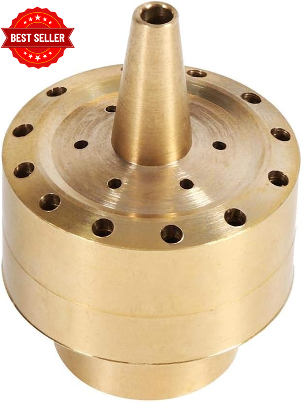 1/4" / 1/2" / 3/4" Brass Column Garden Pond Fountain Water Nozzle Sprinkler Spra