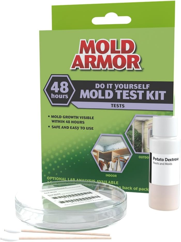 Do It Yourself Mold Test Kit, Test Surface Mold, Air Quality, and HVAC, Safe and