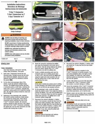 Trailer Wiring Harness Kit For 15-23 Dodge Challenger All Styles Plug & Play NEW