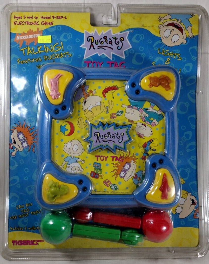 NEW - Vintage Rugrats Toy Tag Tiger Electronics Talking Game