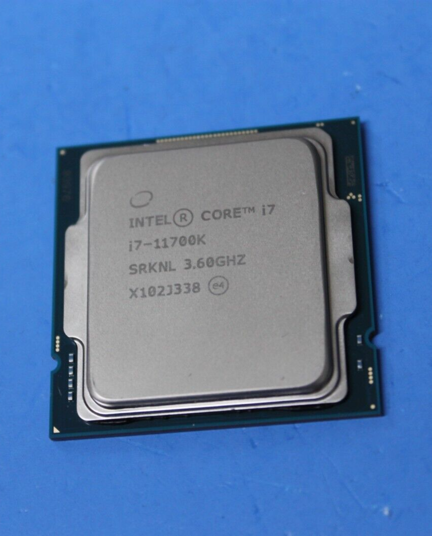 Intel Core i7-11700K 11th Gen 3.6GHz 16MB L3 Cache 8 Cores Intel Core i7-11700K 11th Gen 3.6GHz 16MB L3 Cache 8 Cores