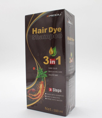 MEIDU Instant 3in1 Hair Dye Color Shampoo 500ml (PURPLE)Exp2026+US SELLER