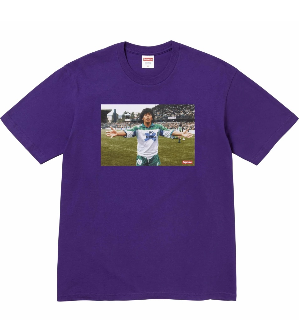 Supreme Maradona Tee Purple SS24T31 SIZE XL EXTRA LARGE | eBay Supreme Maradona Tee Purple SS24T31 SIZE XL EXTRA LARGE | eBay