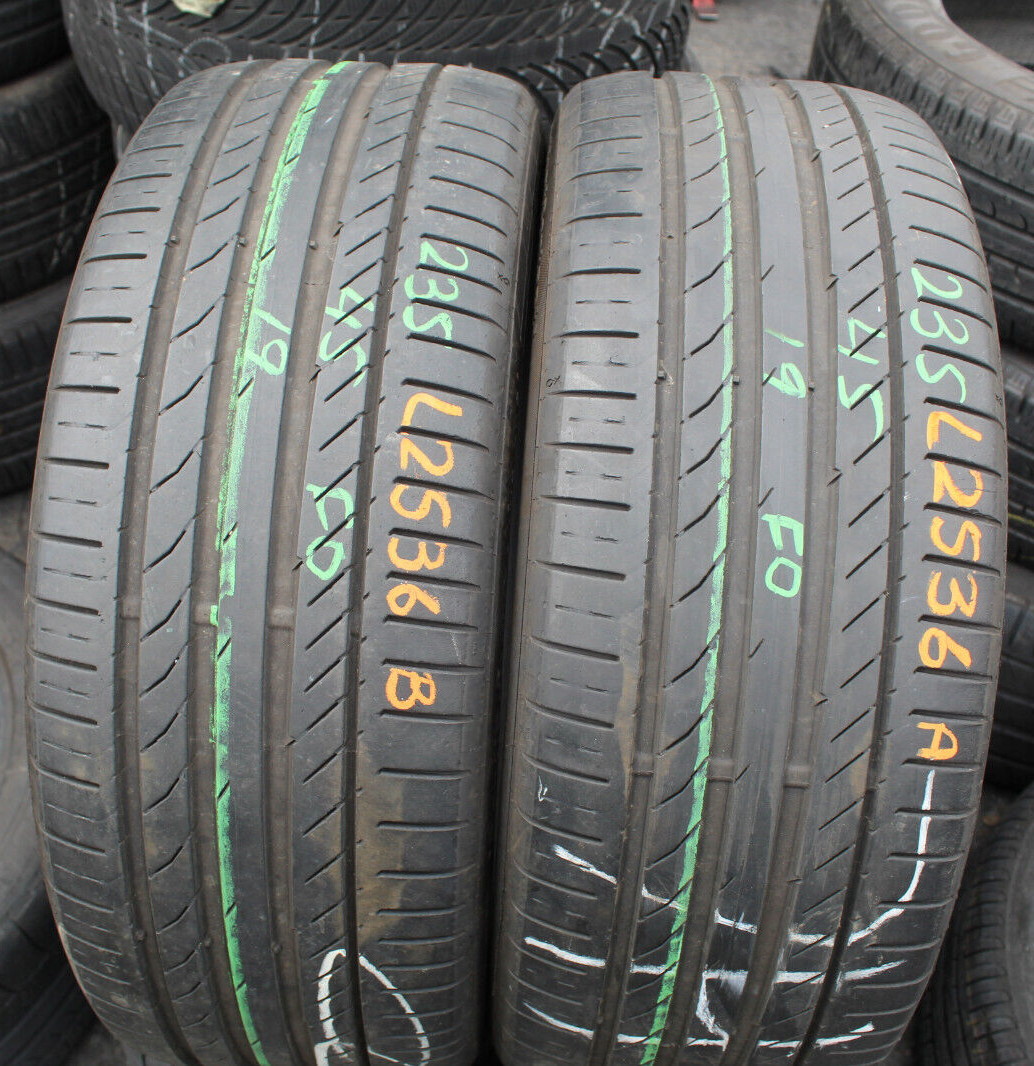 235 45 19 Continental, CSC 5, XL, 99V, x2 A Pair 5.0mm (F1_tyres) FO L2536