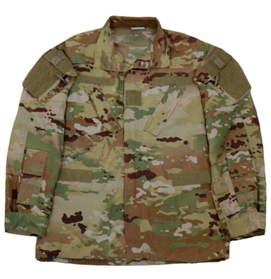 Large Long - US Army OCP Combat Aircrew Uniform Coat Jacket Top Multicam Camo