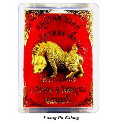 Wild boar Amulets LP Kalong Great magic Thai Buddha Talisman power charm wealthy