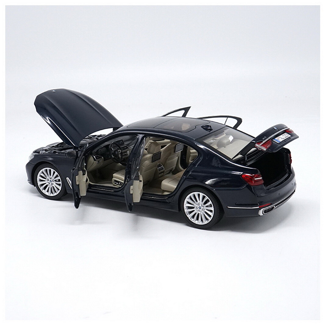 BMW 750 Li ミニカー 1/18 1/18 Scale BMW 7 Series 750 Li 2017 Blue Diecast Car Model