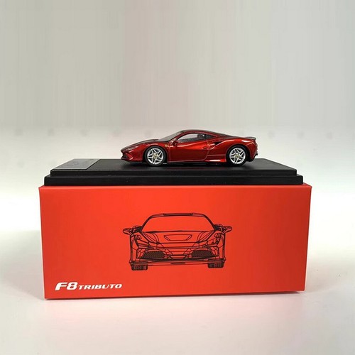 Ferrari F8 Tributo ミニカー 赤 XF MODEL 1/64 Scale Ferrari F8 Tributo Red2 Diecast Car
