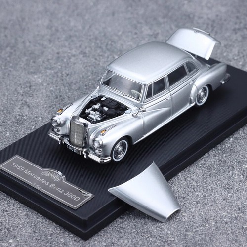 【新品】1/64 GFCC Mercedes Benz 300D White GFCC 1/64 Scale Mercedes-Benz 300D 1959 White Diecast Car