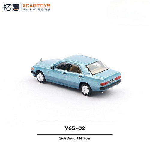 XCARTOYS 1/64 Scale Mercedes-Benz 190E Blue Diecast Car