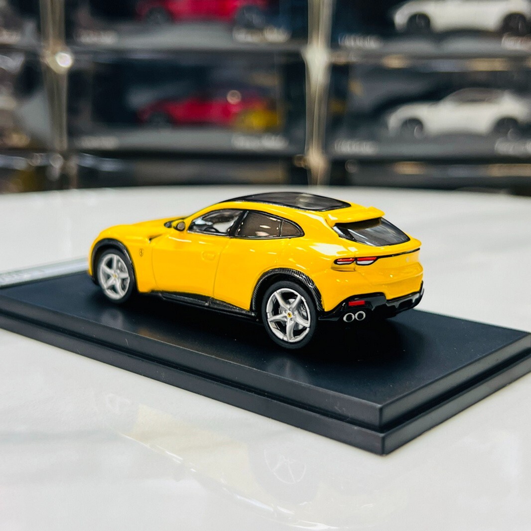 Funny Model F SUV / フェラーリ プロサングエ 1/64 Funny Model 1/64 Ferrari Purosangue SUV Yellow Diecast car