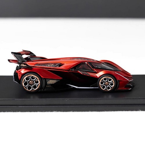 1/64 Lamborghini V12 Vision GT K ジョンGT 赤 LMF 1/64 Scale Lamborghini V12 Vision GT Red Diecast Car