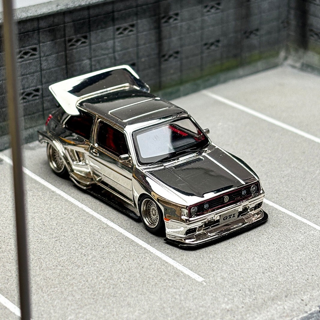 Liberty64 1/64 SCALE Volkswagen Golf GTI Mk2 Electroplated