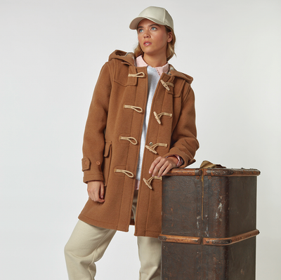 Women s Super Slim Haji Duffle Coat Camel