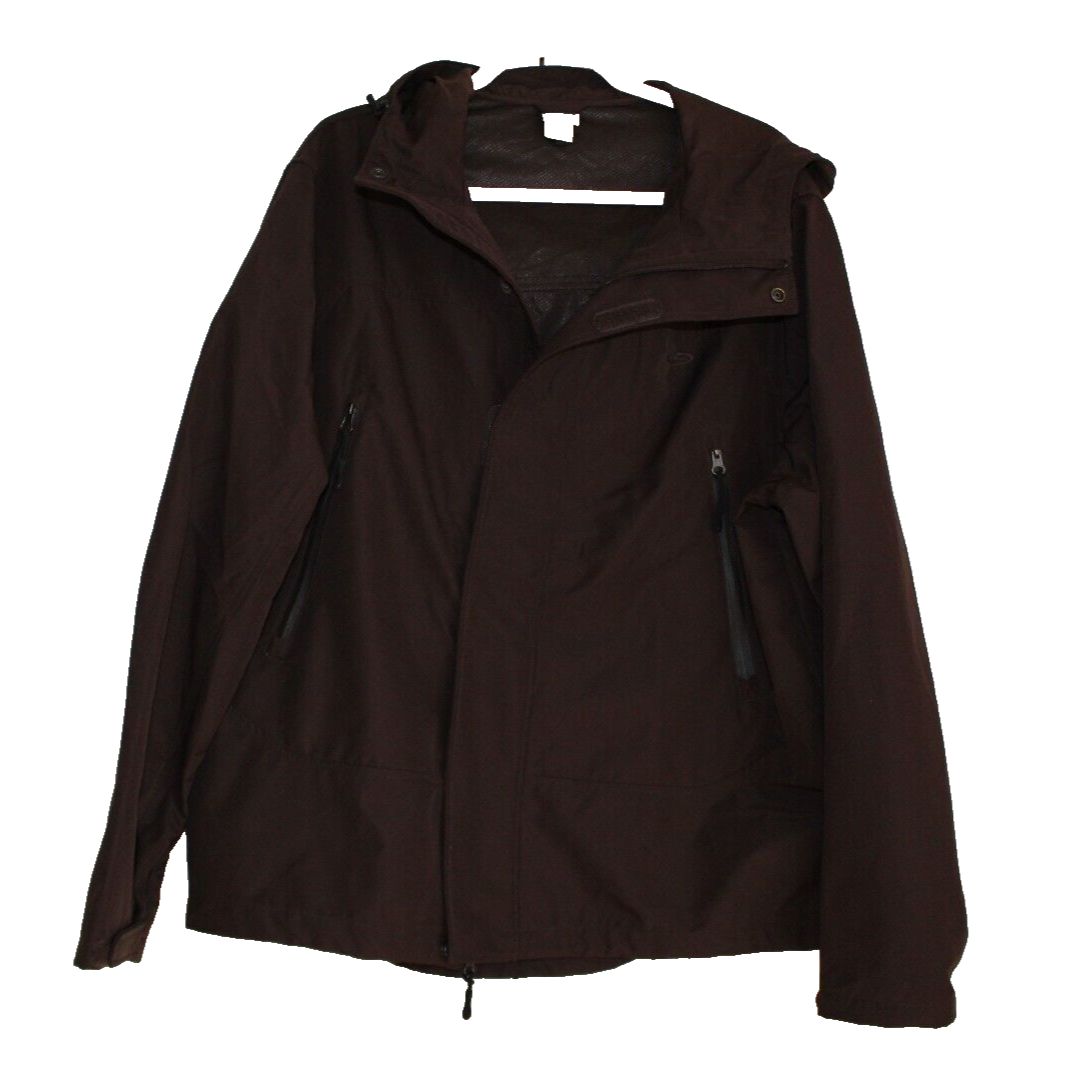 NWT C9 Champion Mens Brown Hooded Softshell Full-Zip  Jacket Coat - Size L
