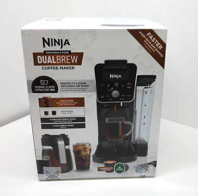 Score a Ninja DualBrew coffee maker for Christmas morning at $70 (Refurb,  Orig. $200)