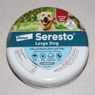 SERESTO by Elanco LARGE DOG Fleas Ticks Collar 8 month