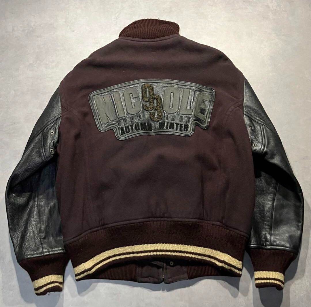 1993 NICOLE archive stadium jacket スタジャン 1993 NICOLE Archive Stadium Jacket Matsuda Nicole Free