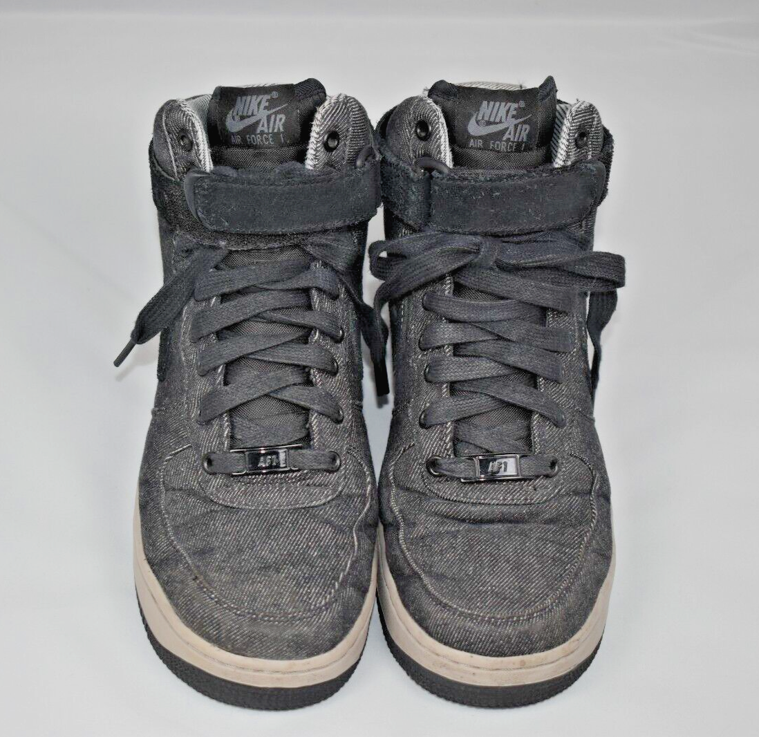 Nike Air Force 1 High SE Womens Size 7.5 Black Gray
