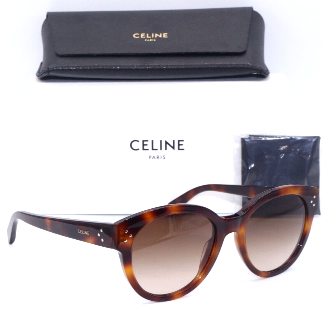 Pre-owned Celine Cl 40169i 53f Havana/brown Gradient Lenses Authentic Sunglasses 54-20