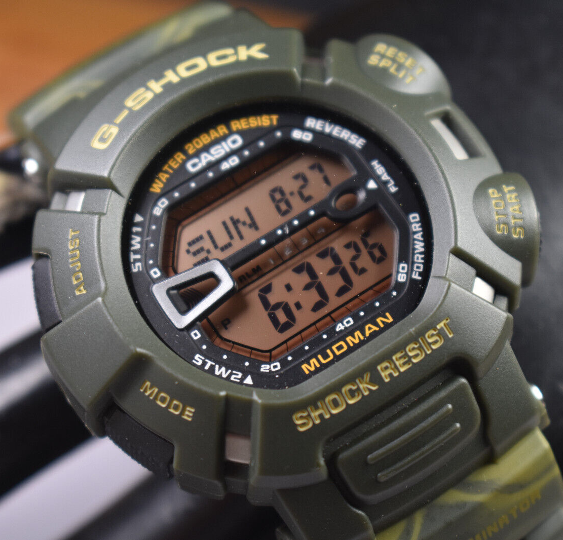 RARE! Casio G-Shock Mudman G9000MC-3 (3031) Camouflage Men's Watch NEW BATTERY! RARE! Casio G-Shock Mudman G9000MC-3 (3031) Camouflage Men's Watch NEW BATTERY!