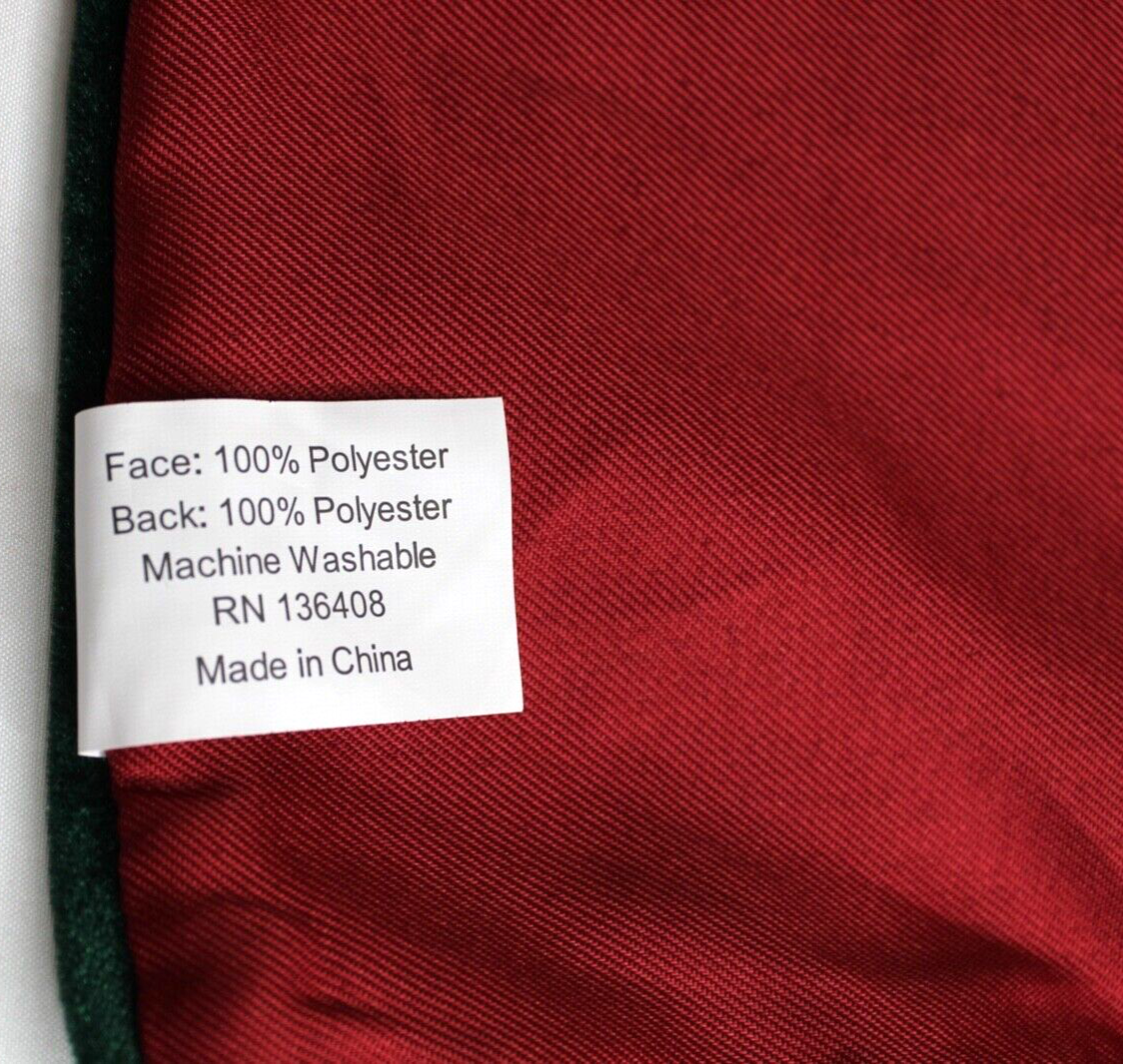 Robert Stanley Home Collection Table Runner and Placemats Floral Red Green Gold