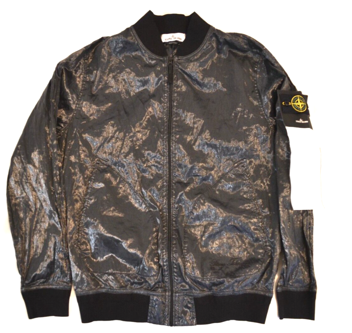 stone island／ジャケット Stone Island フーデッド ジャケット | ブラック | FARFETCH JP
