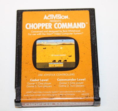 Chopper Command - Atari 2600 Video Game - Tested & Working