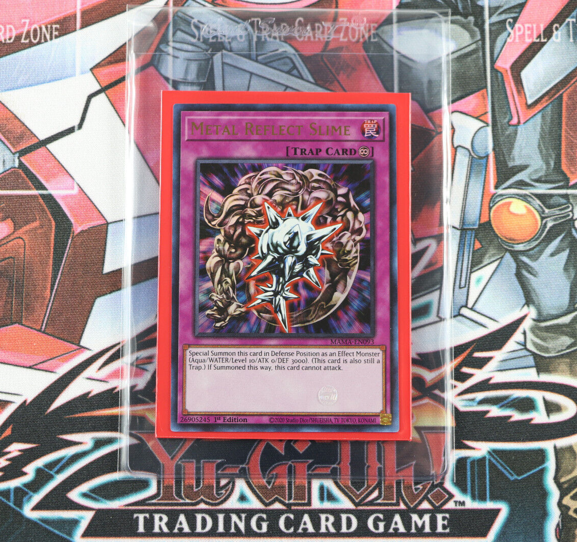YuGiOh Trap Card Metal Reflect Slime MAMA-EN093 1st Edition Ultra Rare