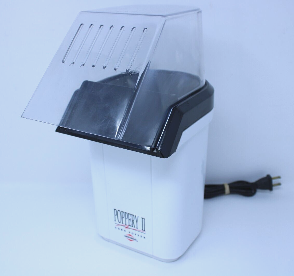 West Bend Poppery II 82602 White Hot Air Popcorn Popper Coffee Bean Roaster VTG