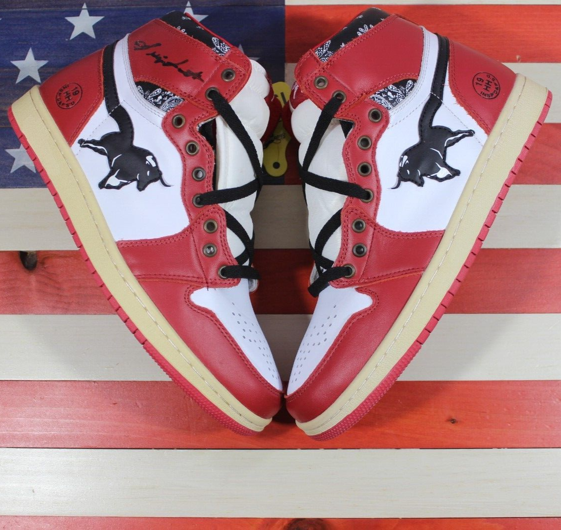 Air jordan 1 chicago bulls white red black cheap