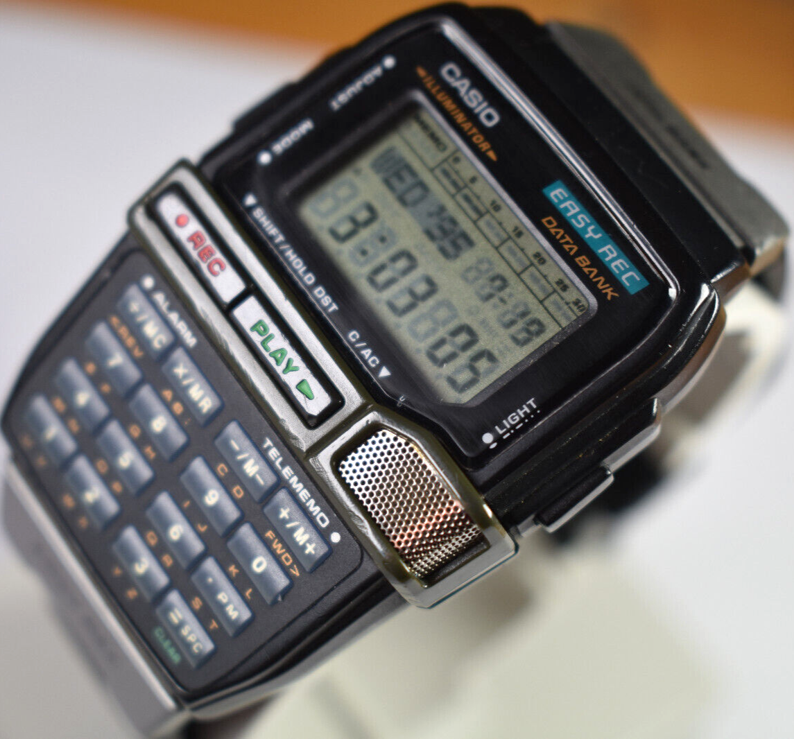 Casio DBC-V50-1 (1591) Easy Rec Men's Calculator Watch NEW