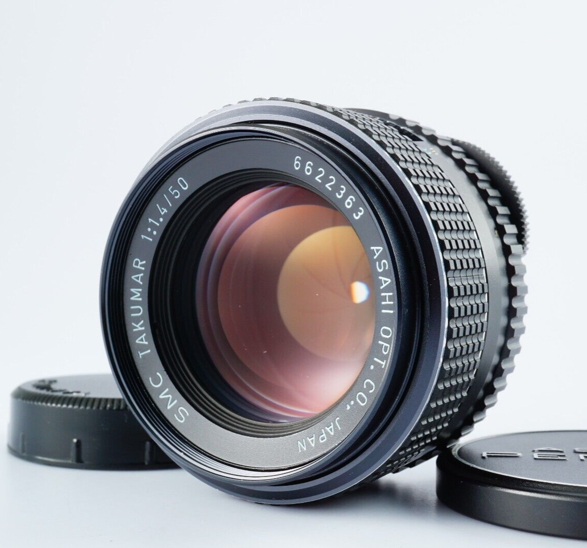 EX+5 PENTAX SMC TAKUMAR 50mm F/1.4 MF Standard Lens For M42